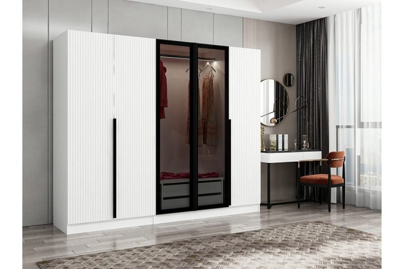 Fruitland Garderobe 225 cm, Hvid