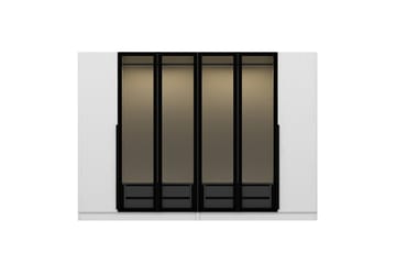 Fruitland Garderobe 225 cm - Hvid - Opbevaring - Tøjopbevaring - Garderobeskabe