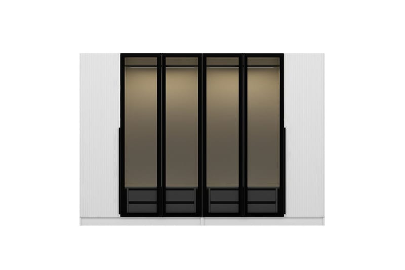 Fruitland Garderobe 225 cm - Hvid - Opbevaring - Tøjopbevaring - Garderobeskabe