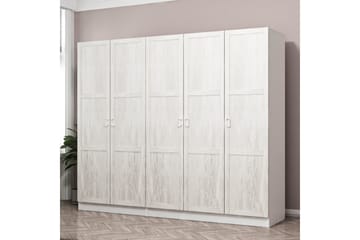 Fruitland Garderobe 225 cm - Hvid - Opbevaring - Tøjopbevaring - Garderobeskabe