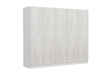 Fruitland Garderobe 225 cm - Hvid - Opbevaring - Tøjopbevaring - Garderobeskabe