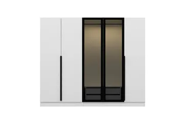 Fruitland Garderobe 225 cm - Hvid - Opbevaring - Tøjopbevaring - Garderobeskabe