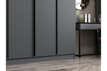Fruitland Garderobe 270 cm - Antracit - Opbevaring - Tøjopbevaring - Garderobeskabe