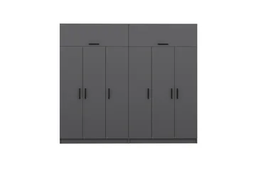 Fruitland Garderobe 270 cm - Antracit - Opbevaring - Tøjopbevaring - Garderobeskabe