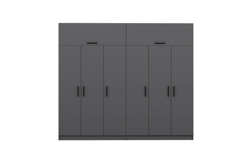 Fruitland Garderobe 270 cm - Antracit - Opbevaring - Tøjopbevaring - Garderobeskabe