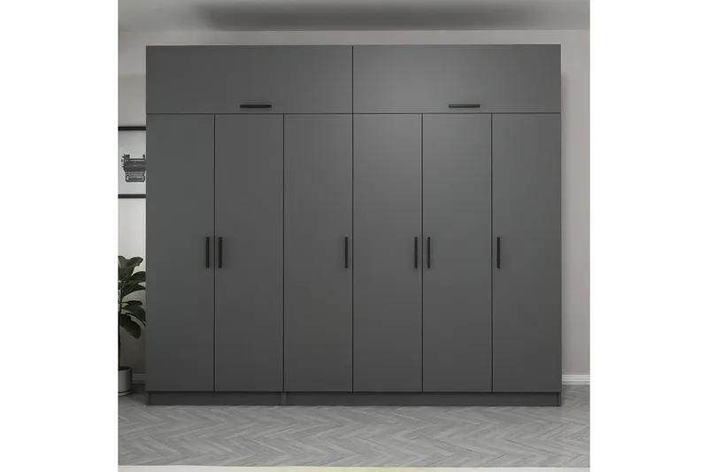 Fruitland Garderobe 270 cm, Antracit