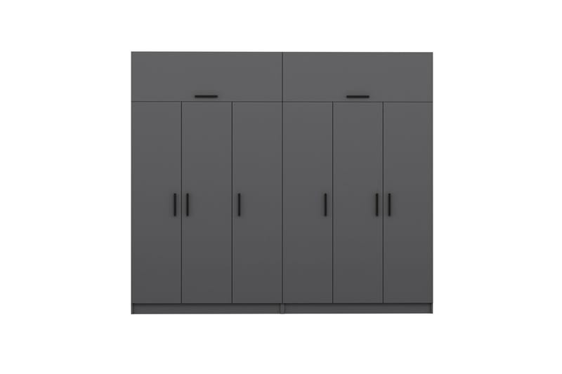 Fruitland Garderobe 270 cm - Antracit - Opbevaring - Tøjopbevaring - Garderobeskabe