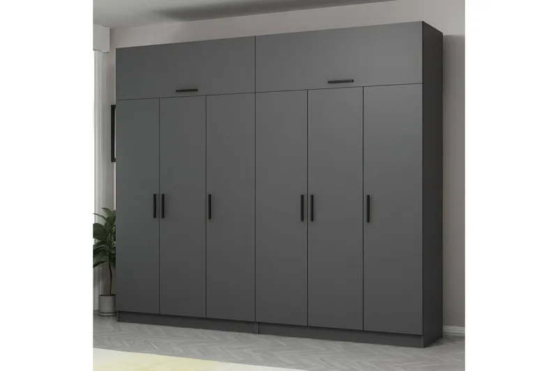 Fruitland Garderobe 270 cm, Antracit