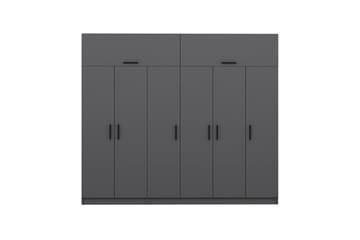 Fruitland Garderobe 270 cm - Antracit - Opbevaring - Tøjopbevaring - Garderobeskabe