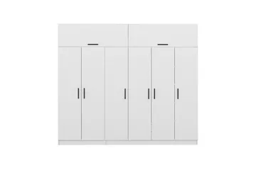 Fruitland Garderobe 270 cm - Hvid - Opbevaring - Tøjopbevaring - Garderobeskabe
