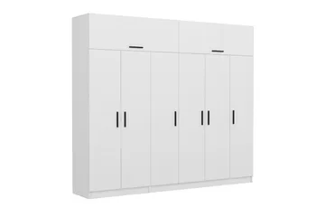 Fruitland Garderobe 270 cm - Hvid - Opbevaring - Tøjopbevaring - Garderobeskabe