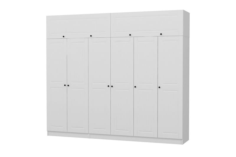 Fruitland Garderobe 270 cm - Hvid - Opbevaring - Tøjopbevaring - Garderobeskabe