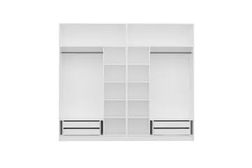 Fruitland Garderobe 270 cm - Hvid - Opbevaring - Tøjopbevaring - Garderobeskabe