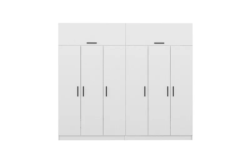 Fruitland Garderobe 270 cm - Hvid - Opbevaring - Tøjopbevaring - Garderobeskabe