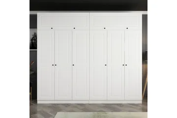 Fruitland Garderobe 270 cm - Hvid - Opbevaring - Tøjopbevaring - Garderobeskabe