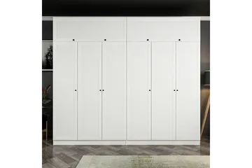Fruitland Garderobe 270 cm - Hvid - Opbevaring - Tøjopbevaring - Garderobeskabe
