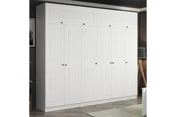 Fruitland Garderobe 270 cm - Hvid - Opbevaring - Tøjopbevaring - Garderobeskabe