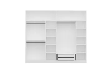 Fruitland Garderobe 270 cm - Hvid - Opbevaring - Tøjopbevaring - Garderobeskabe