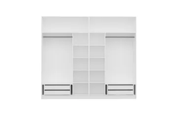 Fruitland Garderobe 270 cm - Hvid - Opbevaring - Tøjopbevaring - Garderobeskabe