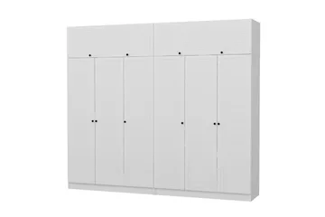Fruitland Garderobe 270 cm - Hvid - Opbevaring - Tøjopbevaring - Garderobeskabe