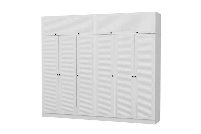 Fruitland Garderobe 270 cm - Hvid - Opbevaring - Tøjopbevaring - Garderobeskabe