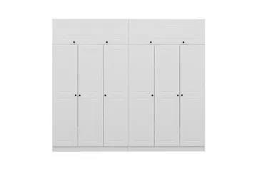 Fruitland Garderobe 270 cm - Hvid - Opbevaring - Tøjopbevaring - Garderobeskabe