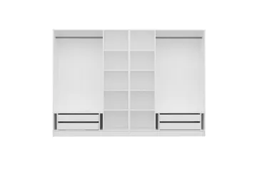 Fruitland Garderobe 270 cm - Hvid - Opbevaring - Tøjopbevaring - Garderobeskabe