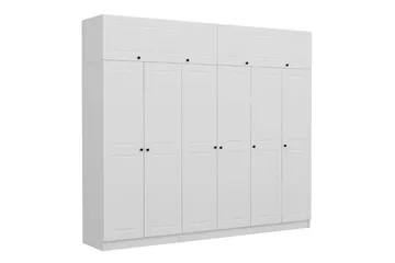 Fruitland Garderobe 270 cm - Hvid - Opbevaring - Tøjopbevaring - Garderobeskabe