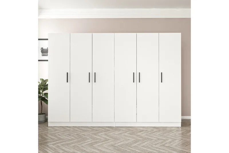 Fruitland Garderobe 270 cm, Hvid