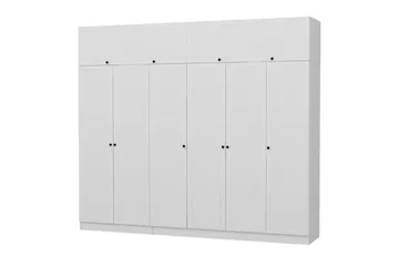 Fruitland Garderobe 270 cm - Hvid - Opbevaring - Tøjopbevaring - Garderobeskabe