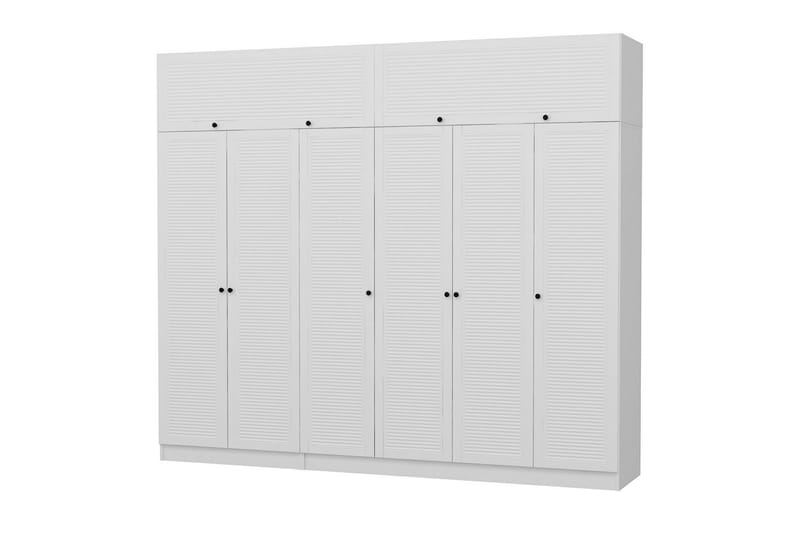 Fruitland Garderobe 270 cm - Hvid - Opbevaring - Tøjopbevaring - Garderobeskabe
