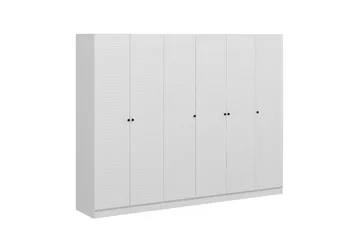 Fruitland Garderobe 270 cm - Hvid - Opbevaring - Tøjopbevaring - Garderobeskabe