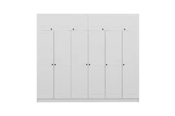Fruitland Garderobe 270 cm - Hvid - Opbevaring - Tøjopbevaring - Garderobeskabe