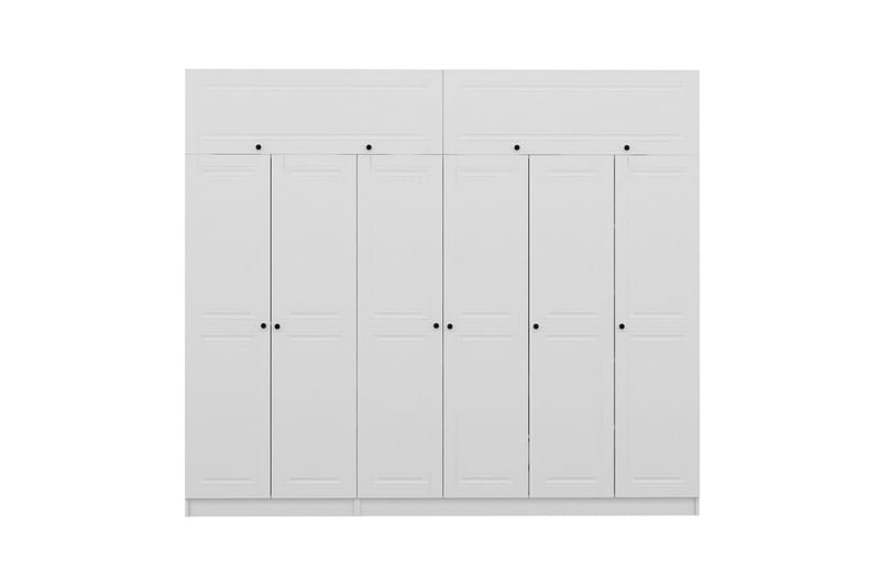 Fruitland Garderobe 270 cm - Hvid - Opbevaring - Tøjopbevaring - Garderobeskabe