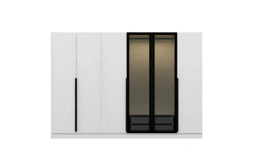 Fruitland Garderobe 270 cm - Hvid - Opbevaring - Tøjopbevaring - Garderobeskabe