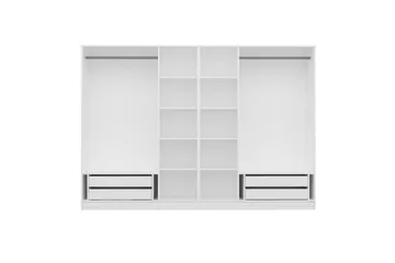 Fruitland Garderobe 270 cm - Hvid - Opbevaring - Tøjopbevaring - Garderobeskabe
