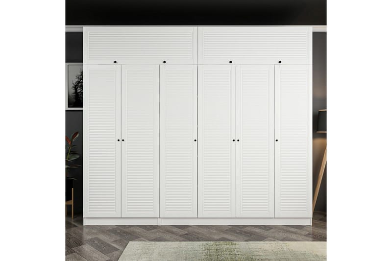 Fruitland Garderobe 270 cm, Hvid