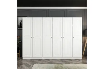 Fruitland Garderobe 270 cm - Hvid - Opbevaring - Tøjopbevaring - Garderobeskabe