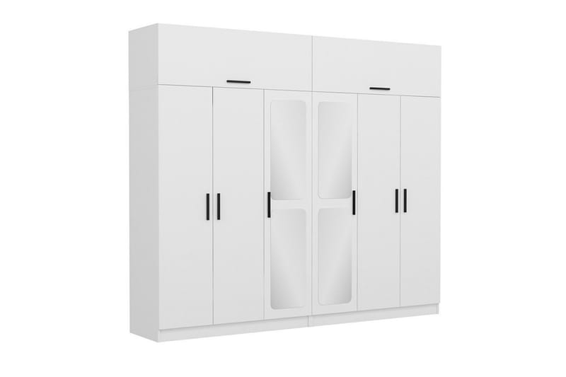 Fruitland Garderobe 270 cm - Hvid - Opbevaring - Tøjopbevaring - Garderobeskabe