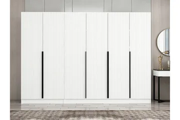 Fruitland Garderobe 270 cm - Hvid - Opbevaring - Tøjopbevaring - Garderobeskabe