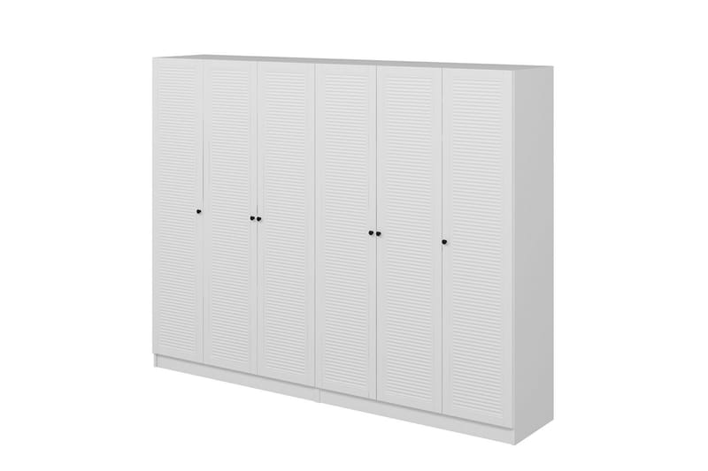 Fruitland Garderobe 270 cm - Hvid - Garderobeskabe - Garderobeskab & klædeskab