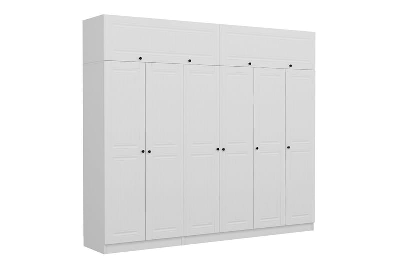 Fruitland Garderobe 270 cm - Hvid - Garderobeskabe - Garderobeskab & klædeskab