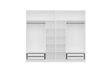 Fruitland Garderobe 270 cm - Hvid - Opbevaring - Tøjopbevaring - Garderobeskabe