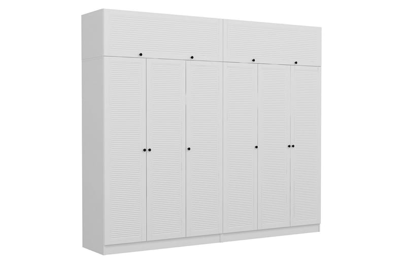 Fruitland Garderobe 270 cm - Hvid - Opbevaring - Tøjopbevaring - Garderobeskabe