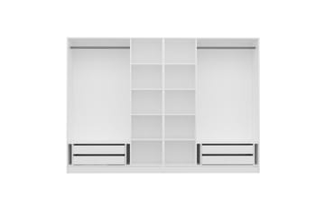 Fruitland Garderobe 270 cm - Hvid - Opbevaring - Tøjopbevaring - Garderobeskabe