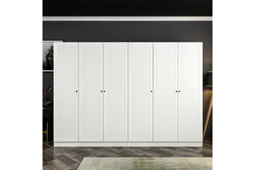 Fruitland Garderobe 270 cm - Hvid - Opbevaring - Tøjopbevaring - Garderobeskabe