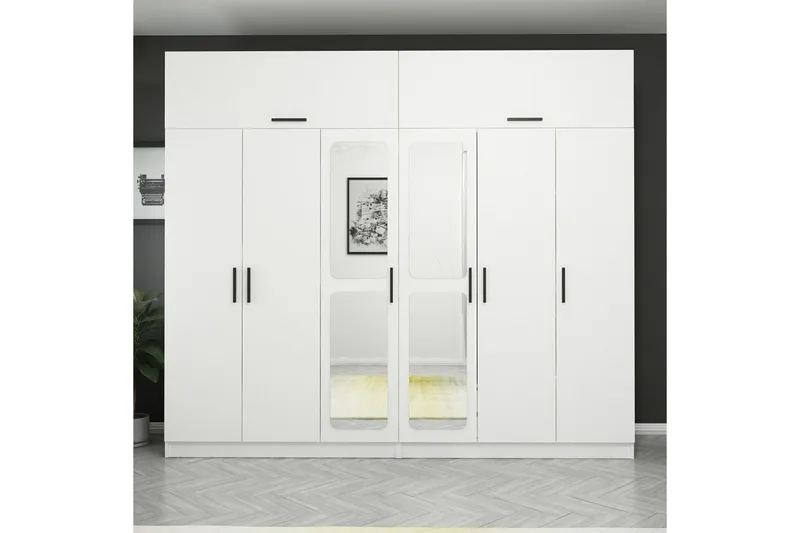Fruitland Garderobe 270 cm, Hvid