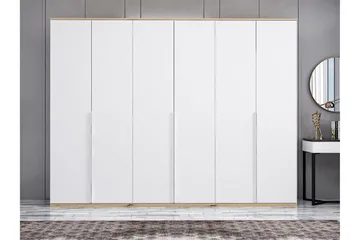Fruitland Garderobe 270x206 cm - Hvid - Opbevaring - Tøjopbevaring - Garderobeskabe