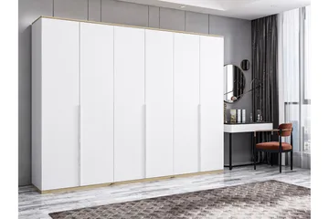 Fruitland Garderobe 270x206 cm - Hvid - Opbevaring - Tøjopbevaring - Garderobeskabe