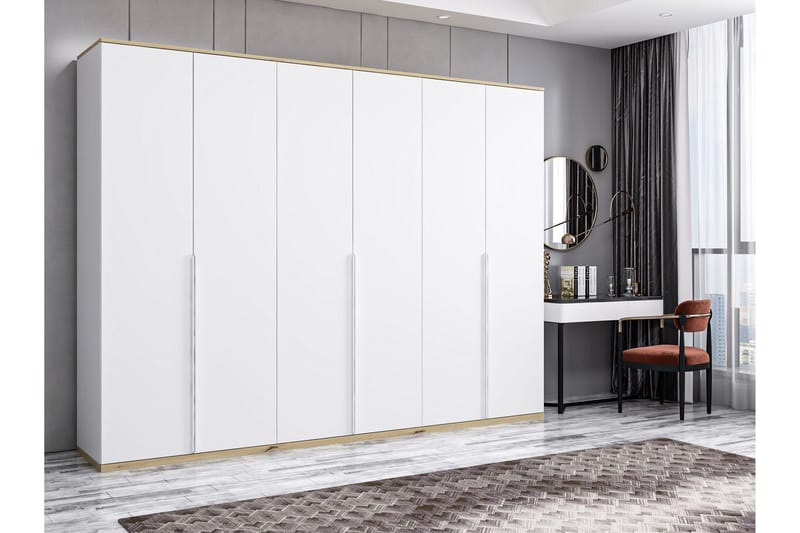 Fruitland Garderobe 270x206 cm, Hvid